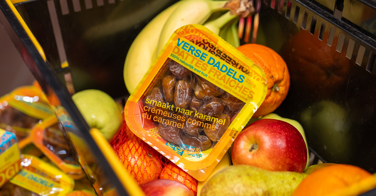 fresh dates in supermarket