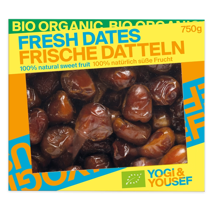 750 grams of organic fresh dates