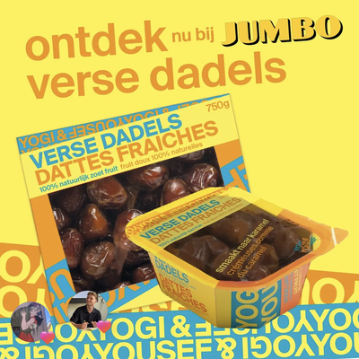 Verse dadels bij de supermarkt, Jumbo